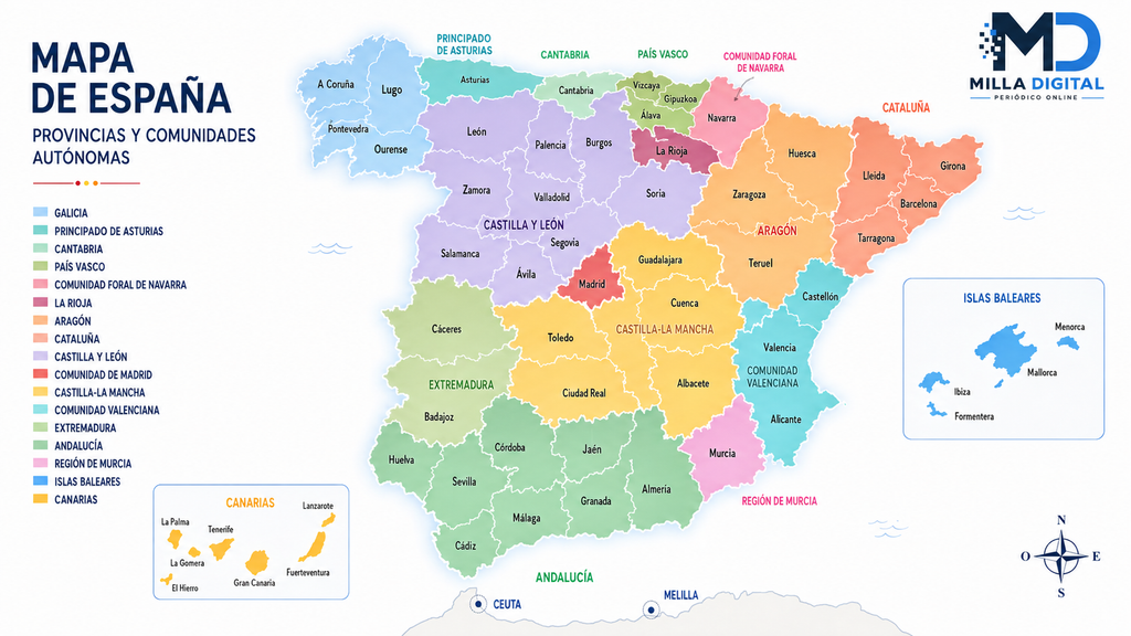 mapa de españa