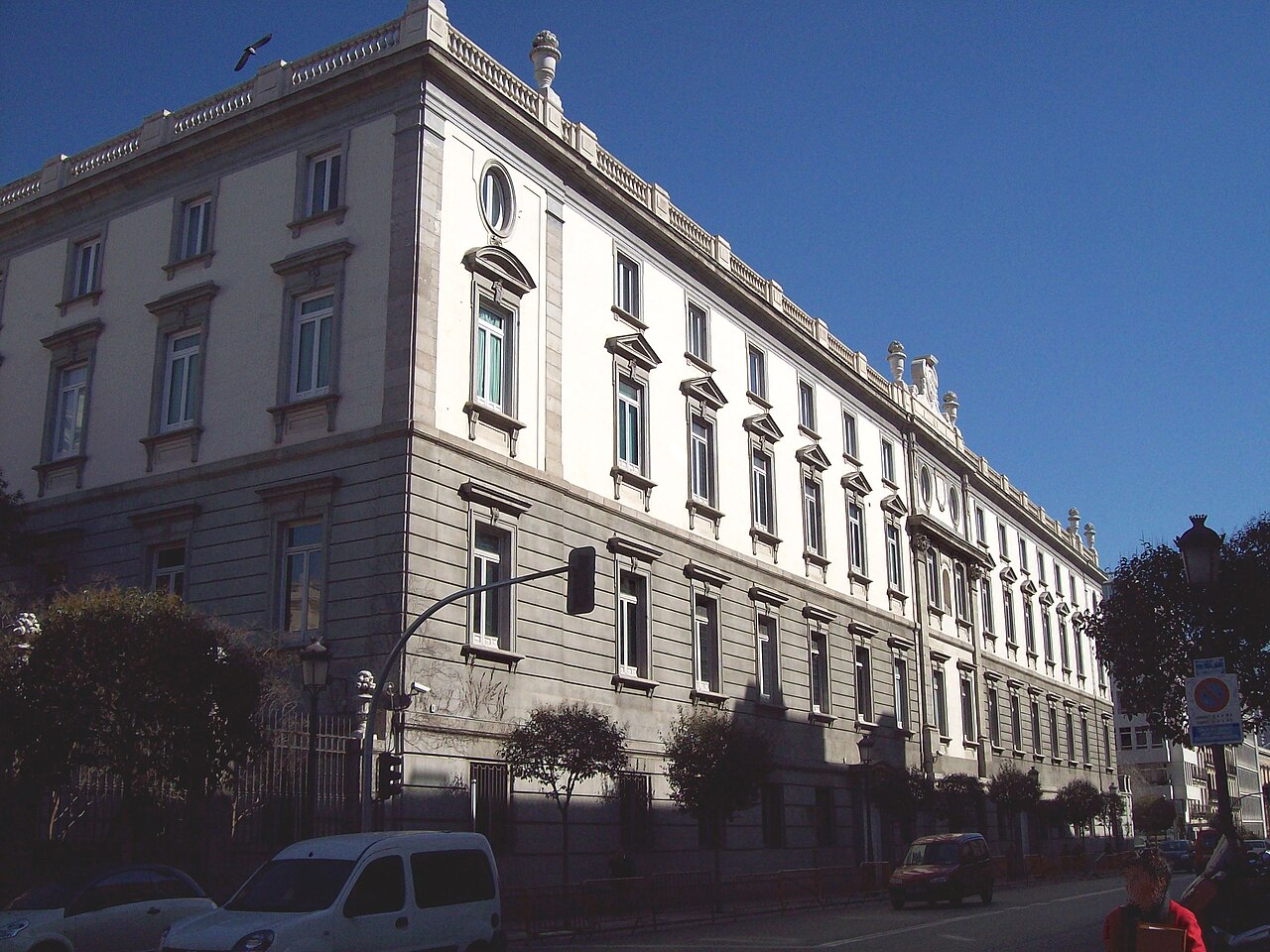 Fachada de la sede del Tribunal Supremo en Madrid, en el antiguo convento de las Salesas Reales